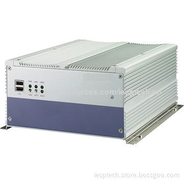 Fanless BOX PC, P7550 CPU, GM45 Chipset, 2GB DDR3/320GB HDD, 2xPCI, 12-24V DC-in, Rugged Design